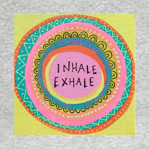 Tropical Inhale Exhale Mandala by MyCraftyNell